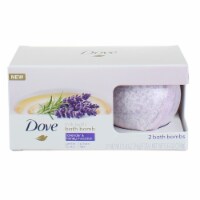 Dove Milk Swirls Lavender & Honey Macaron Bath Bombs