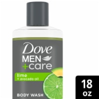 Dove Men + Care Reinvigorating Lime + Avocado Oil Hydrating Body Wash