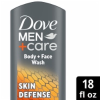 Dove Men+Care Antibacterial Body and Face Wash Skin Defense