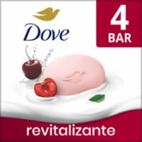 Dove Beauty Bar Soap for Revitalized Skin Revitalizante Cherry & Chia Milk A Skin Energy Boost Perspective: Main