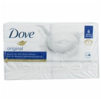 Dove Original Moisturizer Cream Bars, Original, 3.17 oz, 6 Ct