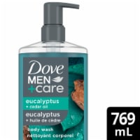 Dove Men+care Body Wash Eucalyptus + Cedar Oil Perspective: Main