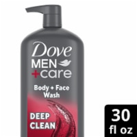 Dove Men+Care Exfoliating Deep Clean Body and Face Wash Perspective: Main