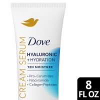 Dove Cream Serum Hyaluronic + Hydration for Extra Dry, Flaky Skin, with Pro-Ceramides, Niacinamide Perspective: Main