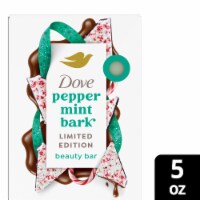 Dove Limited Edition Holiday Treats Beauty Bar Soap Peppermint Bark Perspective: Main
