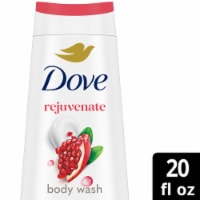 Dove Body Wash for 24hr Lotion-Soft Skin Rejuvenate Pomegranate & Hibiscus Moisturizing Cleanser Perspective: Main