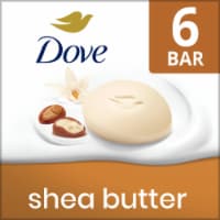 Dove Beauty Bar Soap for Nourished Radiant Skin Shea Butter Enriches Skin Perspective: Main