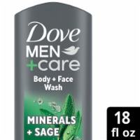 Dove Men+ Care Body and Face Wash Reviving Minerals + Sage Body With MicroMoisture Perspective: Main
