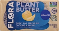 Flora Unsalted Plant Based Butter Brick Perspective: Main