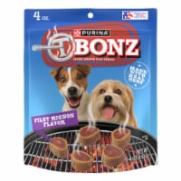 Purina T-Bonz Dog Treats Filet Mignon Flavor Perspective: Main