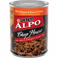 ALPO Chop House Filet Mignon & Bacon Flavor Adult Wet Dog Food Perspective: Main