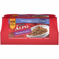 ALPO Prime Cuts with Beef in Gravy Wet Dog Food Perspective: Main