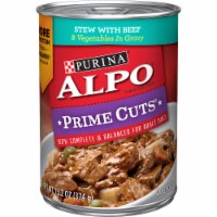 ALPO Prime Cuts Stew with Beef & Vegetables in Gravy Wet Dog Food Perspective: Main