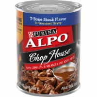 ALPO Chop House T-Bone Steak Flavor in Gravy Adult Wet Dog Food Perspective: Main