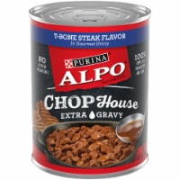 ALPO Chop House T-Bone Steak Flavor in Gourmet Gravy Wet Dog Food