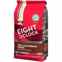 Eight O'Clock® 100% Colombian Peaks Medium Roast Whole Bean Coffee Perspective: Main
