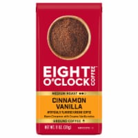 Eight O'Clock Coffee, Cinnamon Vanilla Ground Coffee, 11 oz Bag Perspective: Main