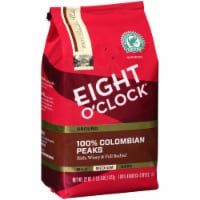 Eight O'Clock® 100% Colombian Peaks Medium Roast Ground Coffee Perspective: Main