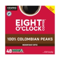 Eight O'Clock Coffee Medium Roast 100% Colombian Peaks Coffee Value Pack 48 - 0.33 oz K-Cup Pods Perspective: Main