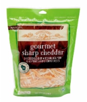Roundy's® Gourmet Cheddar Shredded Cheese Perspective: Main