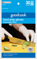GoodCook® Disposable Nitrile Food Prep Gloves - 30 Pack - White Perspective: Main