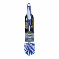 Dawn Twister Bottle Brush - White/Blue