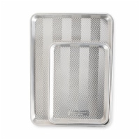 Nordic Ware Prism 2 pc Set Quarter and Half Sheet - Silver