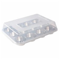 Nordic Ware Naturals® 12 Cavity Muffin Pan with High-Domed Lid