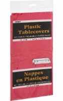 Unique Plastic Rectangular Tablecloth - Red Perspective: Main