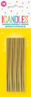 Unique® Candles™ Sparkler Birthday Candles - Gold Perspective: Main