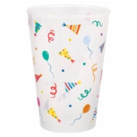 Unique Reusable Plastic Cup Birthday Mayhem 6 ct / 16 oz Perspective: Main