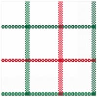 Christmas Botanical Holiday Beverage Napkins - 16 Count