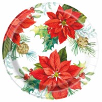 Christmas Botanical Holiday 7" Plates - 8 Count