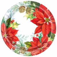 Christmas Botanical Holiday 9" Plates - 8 Count Perspective: Main