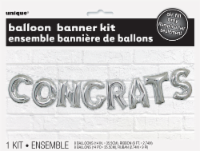 Unique Congrats Balloon Banner Kit Perspective: Main
