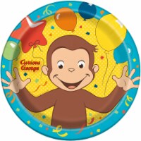 Curious George Birthday Party 9  Dinner Plates - 8 per Pack