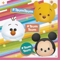 Mickey Mouse 30356965 Disney Tsum Tsum Luncheon Napkins - Pack of 16
