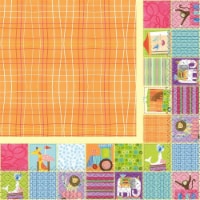 Unique Industries 641843 Circus Animal Lunch Napkins - Pack of 16