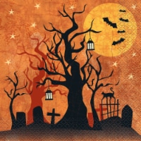 Unique Haunted House Halloween Lunch Napkins 16 ct