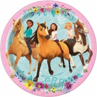 Unique Industries 307619 7 in. Spirit Riding Free Dessert Plate, Pack of 8