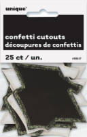 Unique Graduation Glitter Confetti Cutouts Perspective: Main