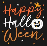 Unique Happy Halloween Beverage Napkins 16 ct Perspective: Main