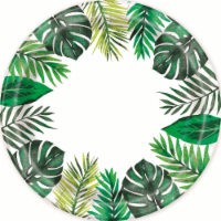 Tropical 8ct 9" Round Plates Perspective: Main