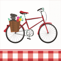 Unique Industries Gingham Lunch Paper Napkins Perspective: Main