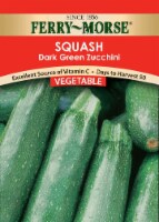Ferry-Morse Dark Green Zucchini Squash Seeds