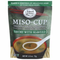 Edward & Sons Miso-Cup Savory Soup With Seaweed Packets