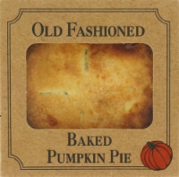 Table Talk Old Fashioned Baked Pumpkin Pie