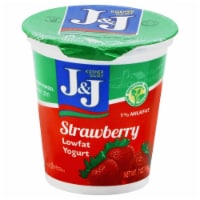 J&J Strawberry Lowfat Yogurt Perspective: Main