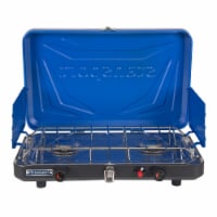 Stansport 2-Burner Propane Stove With Piezo - Blue Perspective: Main