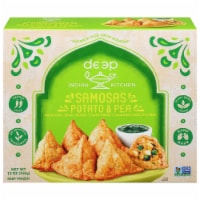 Deep Indian Kitchen Medium Spice Potato & Pea Samosas Frozen Meal Perspective: Main